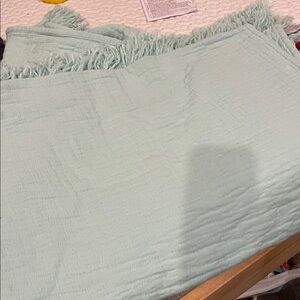 Cotton Gauze Throw As Is